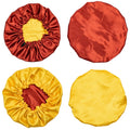 Source factory baotou hat single and double layer satin wig shower cap wig cap lace breathable nightcap curly hair