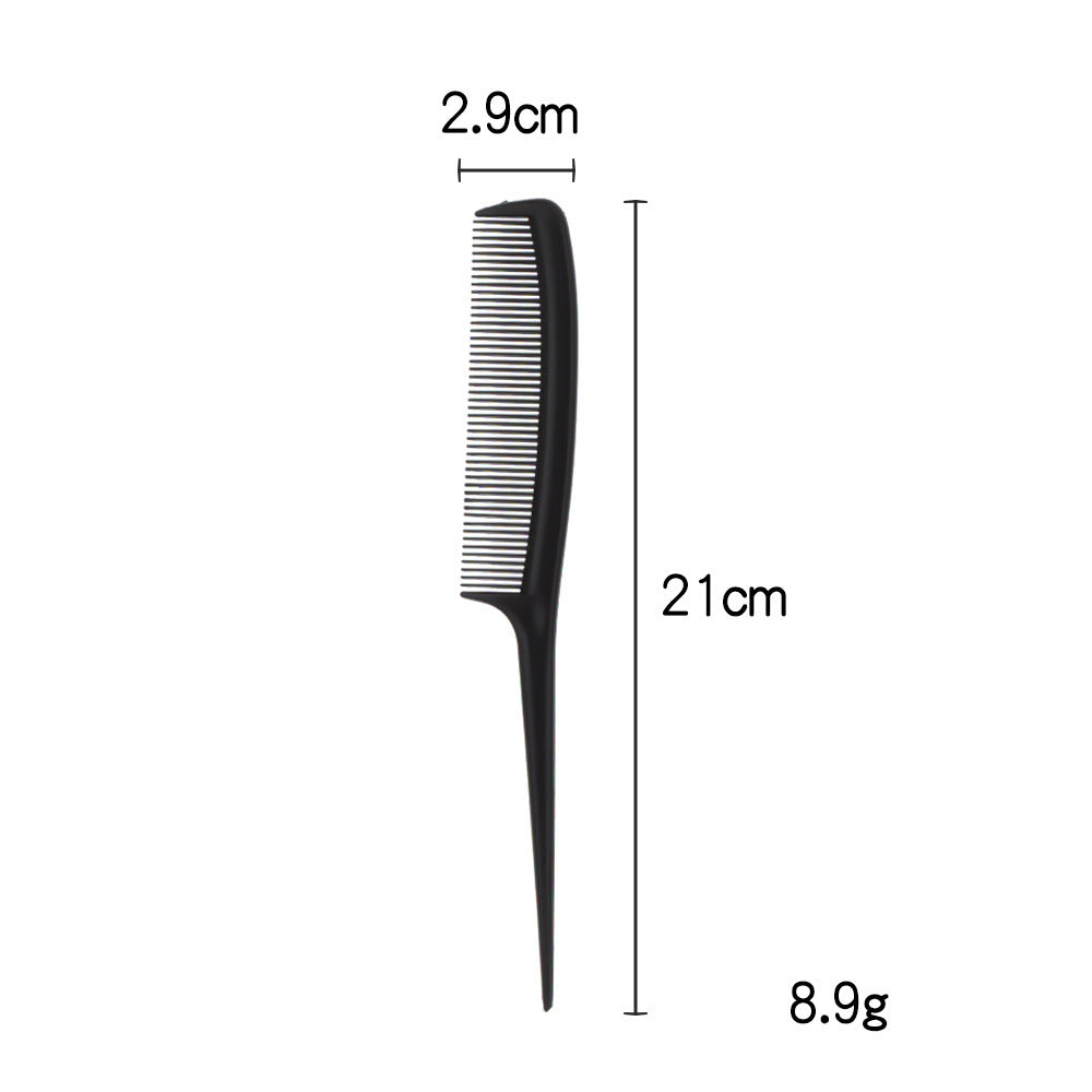 Hairdressing comb cross-border various combs barber shop special comb pointed tail dual-purpose oil head comb can be printed with logo and fixed color