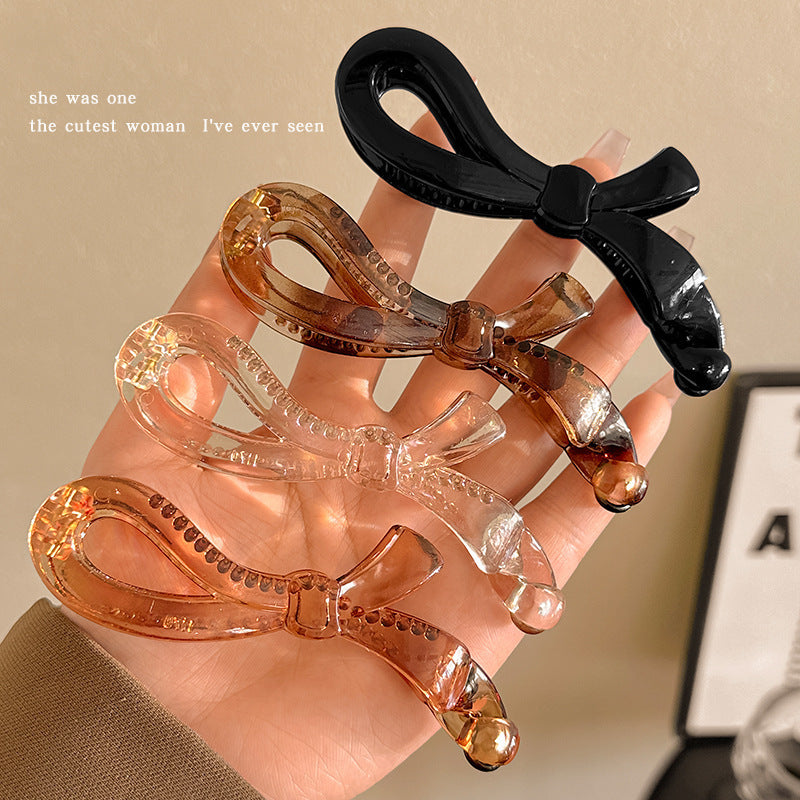 Banana clip vertical clip high ponytail clip for women korean medium non-slip hair clip hairpin popularelegant gripper hair accessories