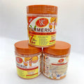 turmeric body scrub - softens cuticles, removes keratosis pilaris (chicken skin), moisturizes, brightens skin, cleansing bath & shower salt 350g