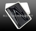 New angled edge nail clippers stainless steel anti-splash wide opening nail clipper set premium nail scissors gift box