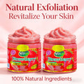 strawberry scrub bath wet salt exfoliating cleansing mud bath strawberry scrub 650g foreign trade wholesale