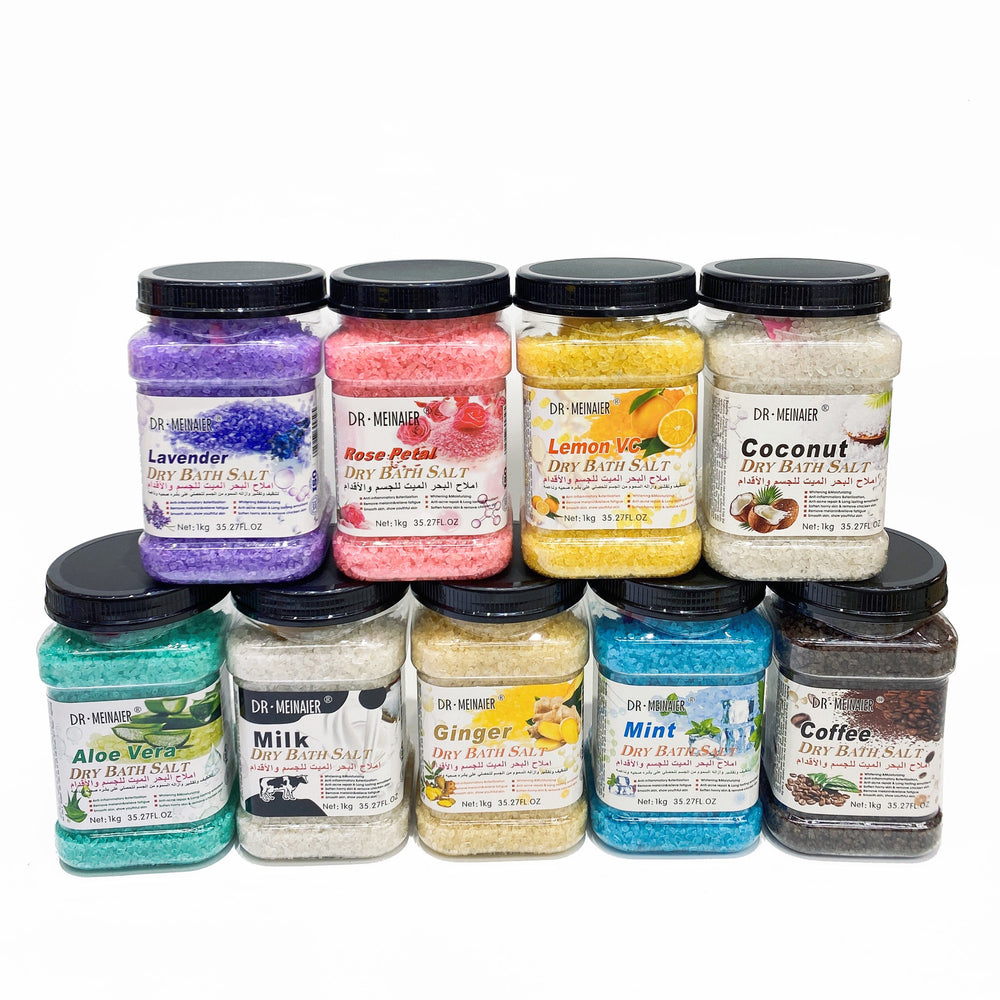exclusive crystal salt bath salt foot bath salt to remove dead skin, exfoliate and remove chicken skin, foot bath salt 1kg