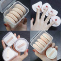 Cotton candy puff air cushion powder bottom liquid special beauty egg triangular square makeup puff sponge powder puff dry and wet use