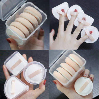 Cotton candy puff air cushion powder bottom liquid special beauty egg triangular square makeup puff sponge powder puff dry and wet use