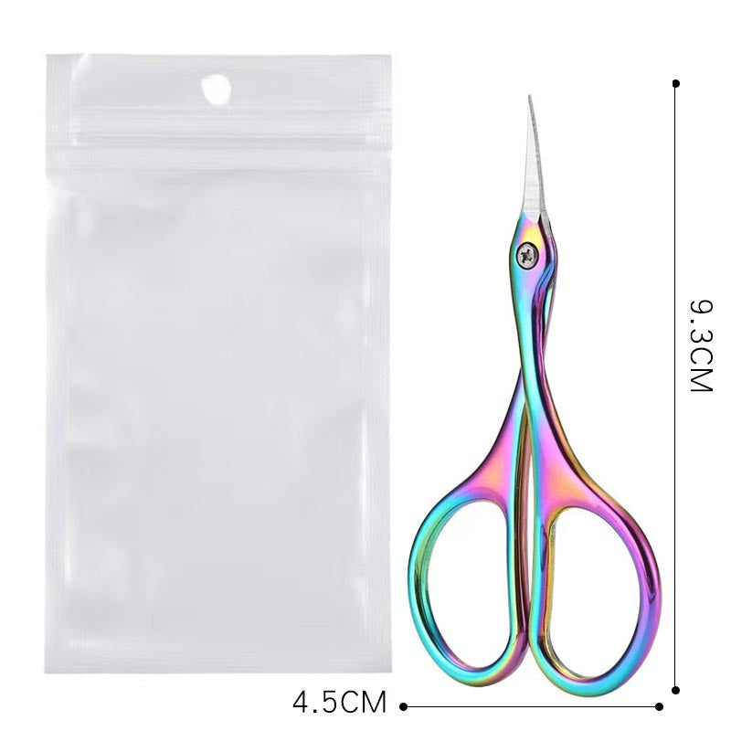 Ukrainian style russian style swan front dead skin scissors frosted elbow prosthetic cross-border manicure tools easy to cut stainless steel