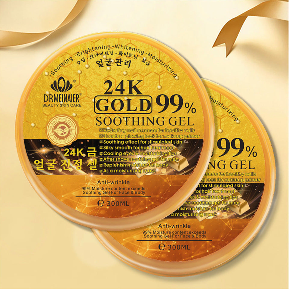 exclusive supply, hydrating, moisturizing, anti-wrinkle, 24k gold soothing facial and body gel, amazon supply