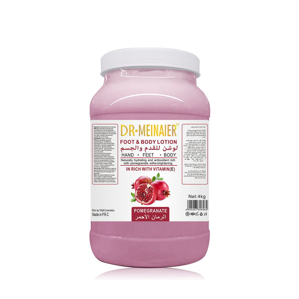 vitamin c brightening body lotion - moisturizing, exfoliating, face & body - rose & lavender scent - 4kg