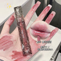 Gege bear gege bear crystal diamond mirror lip glaze moisturizing student party no makeup whitening lipstick
