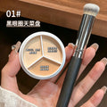 Makeup xixi skin cleansing and long-lasting makeup three-color concealer to cover freckles, spots, acne marks, dark circles, tear trough concealer palette