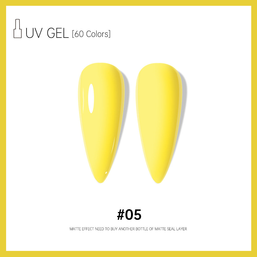 Risyal cross-border exclusive: 60 colors of 15ml gel nail polish - includes basic gel, cat eye gel, and more