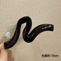 Geometric wave brown red-13cm