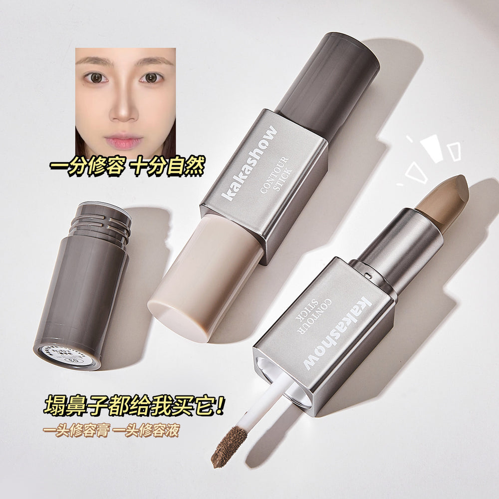Makeup kakashow double-ended contour stick concealer stereo modification contour shadow nose shadow contour cream