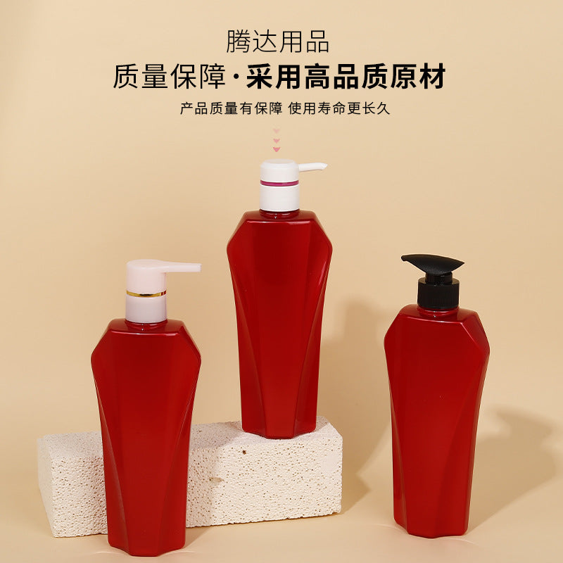 Dispensing bottle shampoo shower gel conditioner push-type household plastic empty bottle 500ml