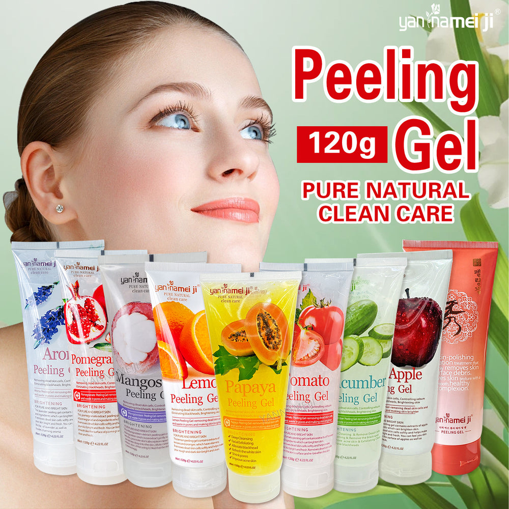 red pomegranate exfoliating gel 120g tomato exfoliating gel eraser gentle cleaning foreign trade wholesale