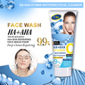 export gentle cleansing milk soap base facial cleanser rice cucumber foam amino acid mousse deep cleansing