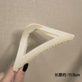 Frosted triangle white-11.5cm