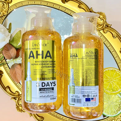 aha original liquid ampoule essence serum fruit acid moisturizing repair brightening skin removal 500ml wholesale