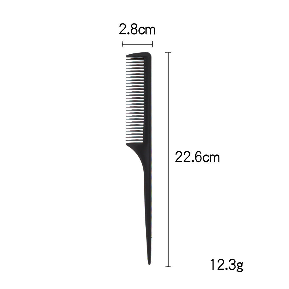 Hairdressing comb cross-border various combs barber shop special comb pointed tail dual-purpose oil head comb can be printed with logo and fixed color