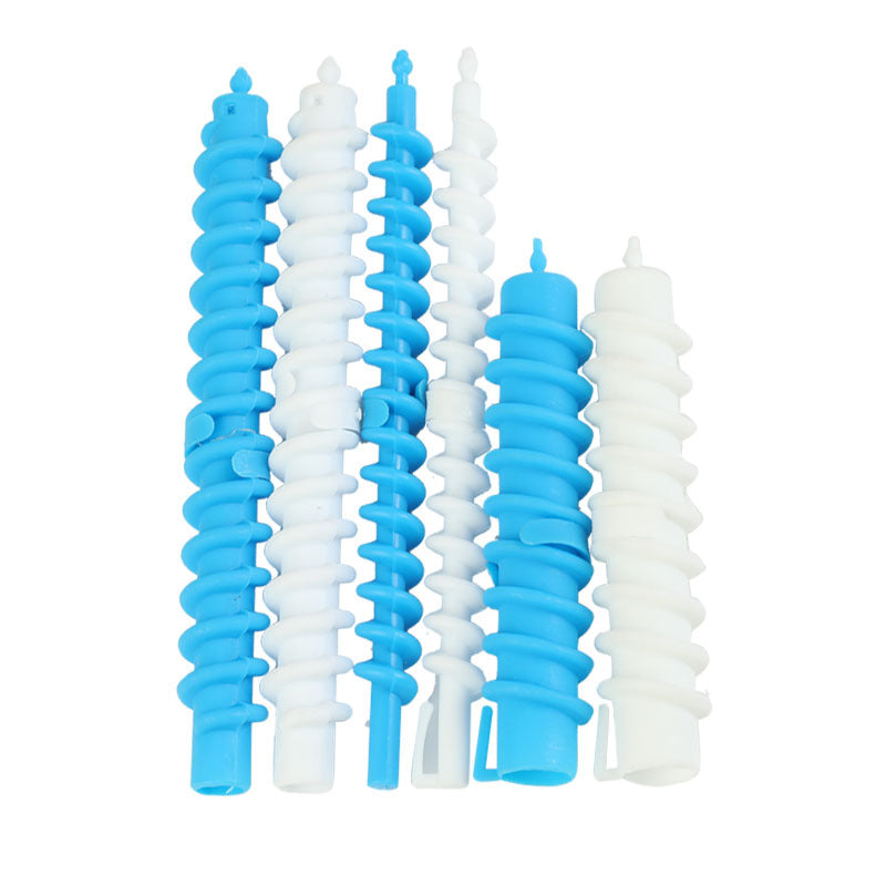 Screw bar large, medium and small hollow solid curling core perm rod spiral bar hairdressing supplies cold perm bar tool