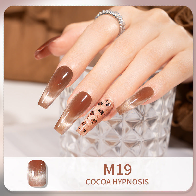 English style kudan/kudan cat eye manicure nail polish crystal cat eye 12ml cross-border english style foreign trade export