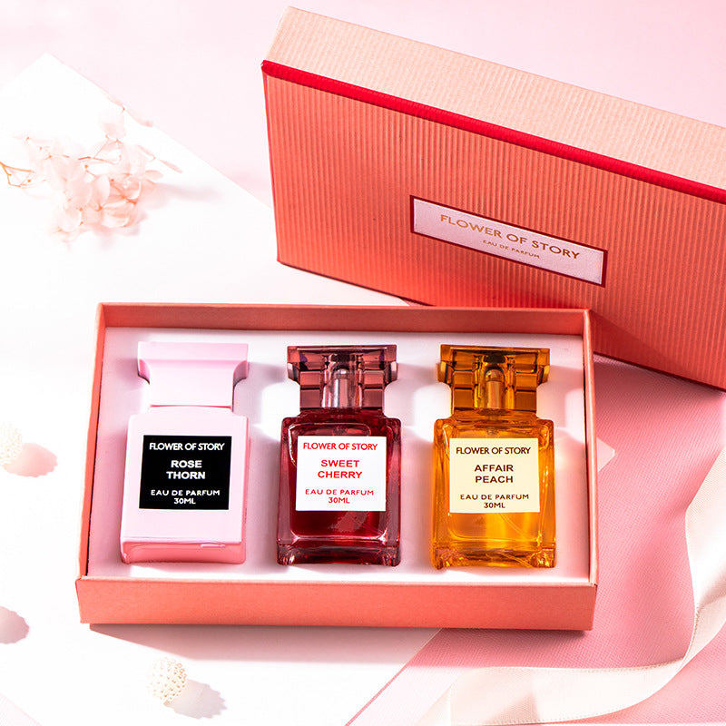 Women's perfume in stock new light fragrance long-lasting student douyin live broadcast vietnamese perfume set wholesale perfume