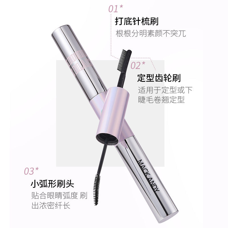 Marco andy long and thick double-ended mascara nature root clear hair-styling long-lasting waterproof sweat-proof non-smudge