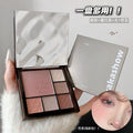 Kakashow beautiful eyes multifunctional eyeshadow palette gradient blush eyeshadow highlight contour all-in-one comprehensive palette