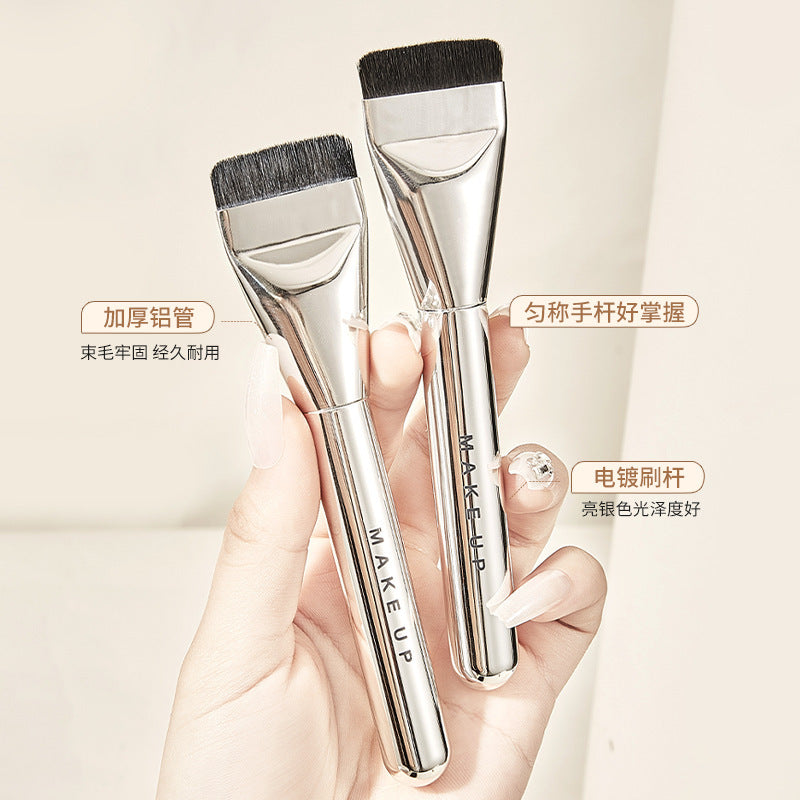 Jonbos foundation brush - flat angled brush, seamless finish, makeup artist grade, perfect for applying foundation