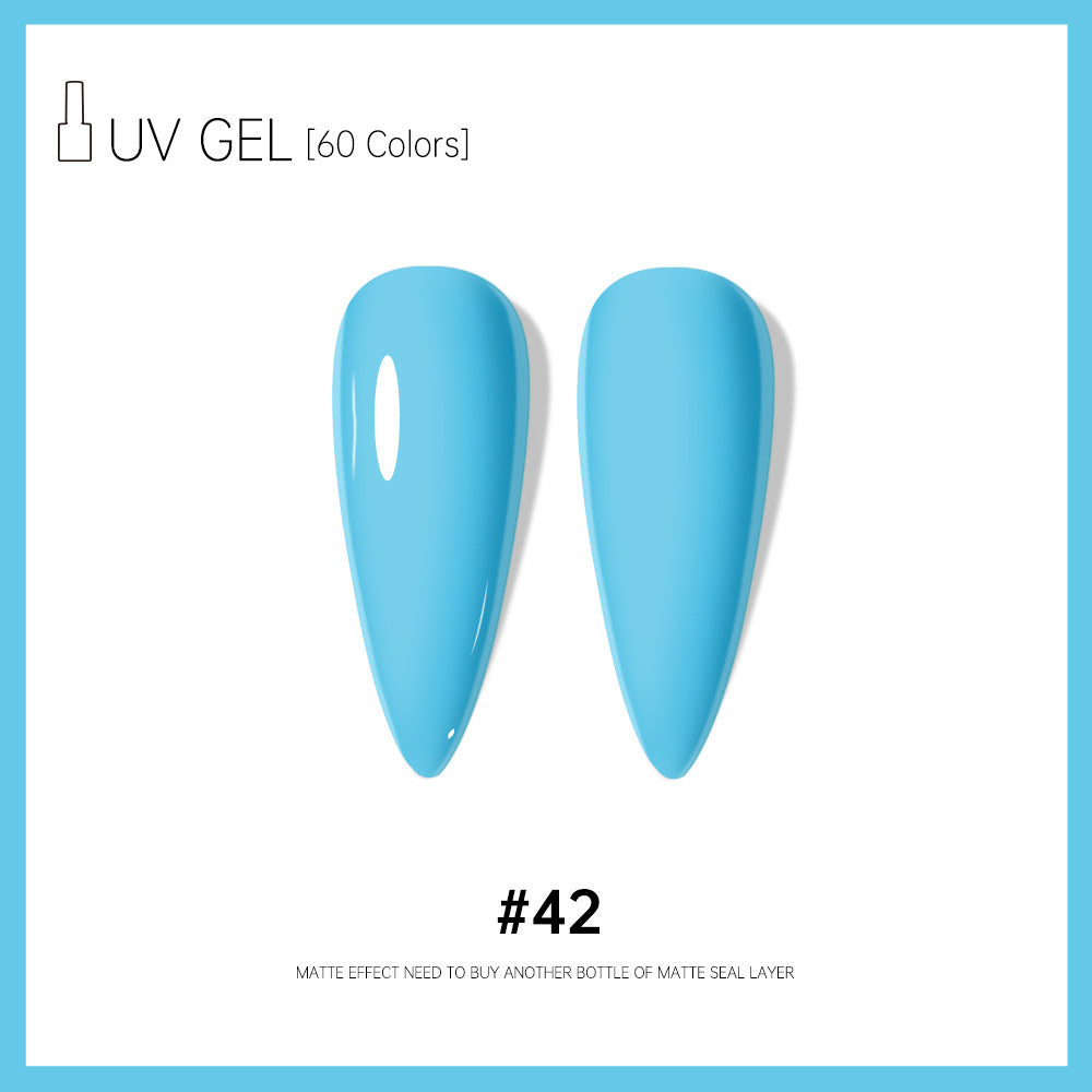 Risyal cross-border exclusive: 60 colors of 15ml gel nail polish - includes basic gel, cat eye gel, and more