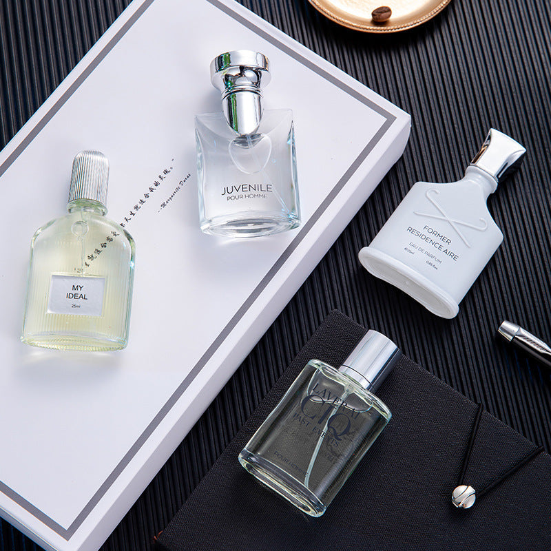 Flower story douyin popular men's perfume set silver mountain spring boyfriend cologne factory perfume