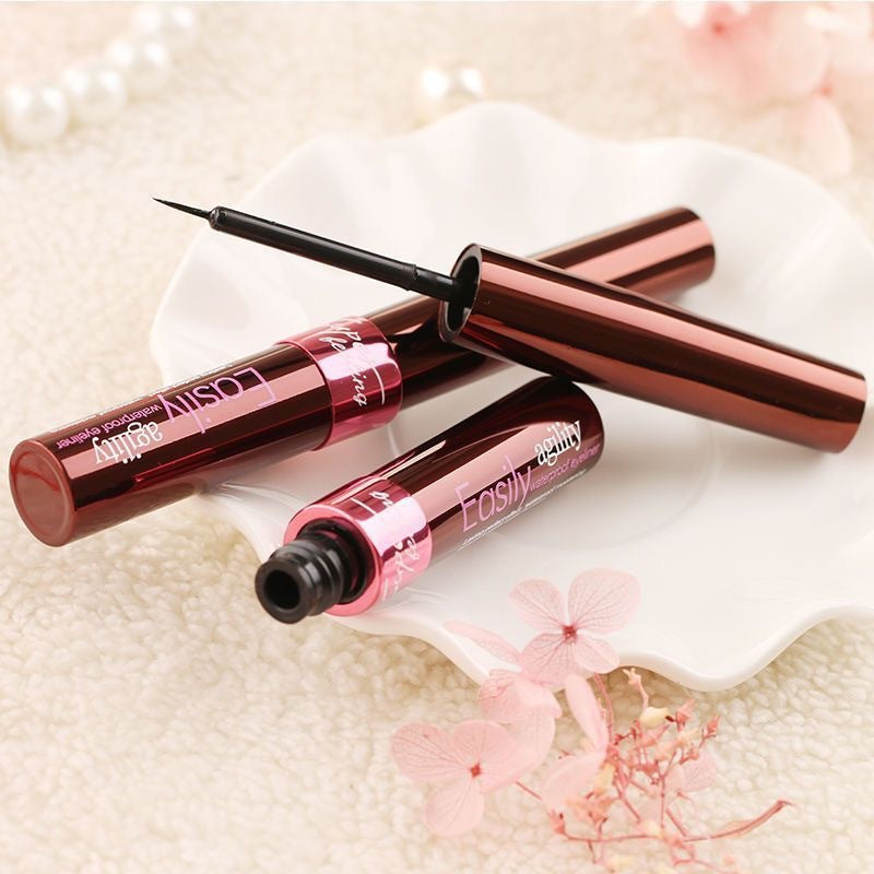 Alobon long-lasting waterproof smooth eyeliner for women - ultra-fine tip, soft brush, quick-drying, smudge-proof