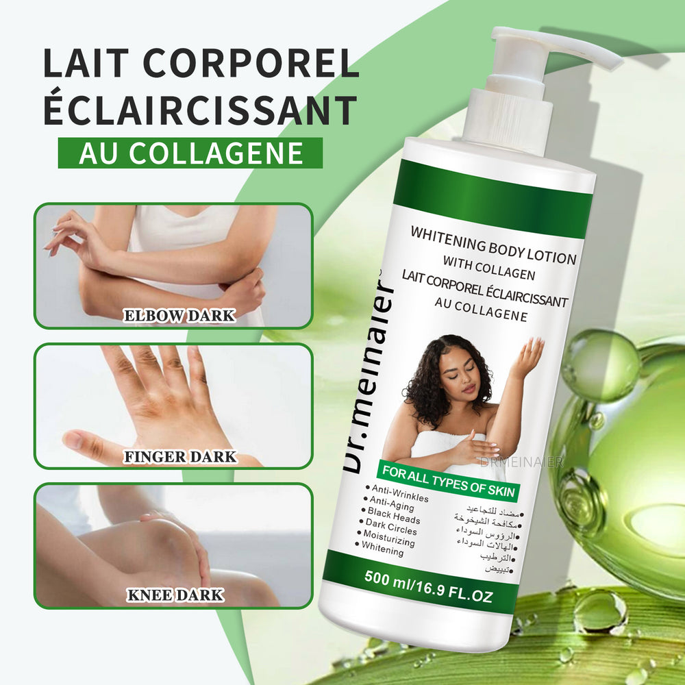 collagen body lotion 500ml - all english anti-wrinkle, hydrating, and moisturizing skin care cream - wholesale