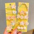 Sweet and edgy hair clips for young girls and students, featuring cute cartoon designs. perfect for securing side bangs or adding a touch of charm to your little one's hairstyle. adorable hair accessories for girls