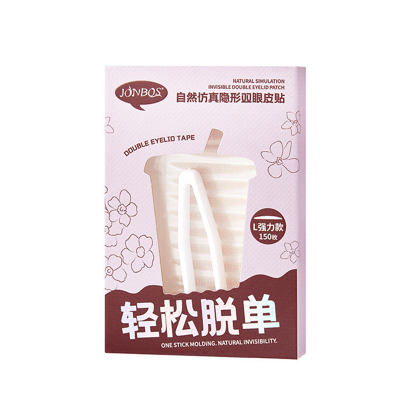 Jonbos natural simulation lace double eyelid tape - waterproof, invisible, seamless, long-lasting, shaping, for puffy eyes and beautiful eyes