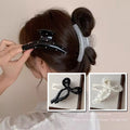 Japanese stylecute polka dot bow clip multi-hair large hair clip easiest for matchgirl back shark clip hair accessories