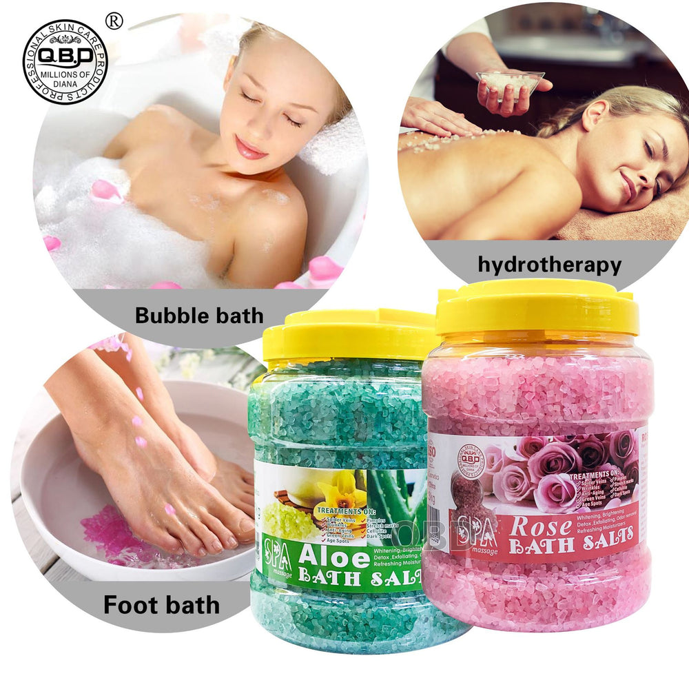 3kg coarse crystal bath salt milk rose natural sea salt full body scrub exfoliating chicken skin brightening