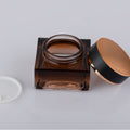 Factory oem customizable glass bottle set: tea, black, skincare, lotion pump head, serum bottle with cap, cream jar