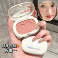 Phantom bear cloud soft blush low saturation shrinking and expanding color cute korean white matte blush cream