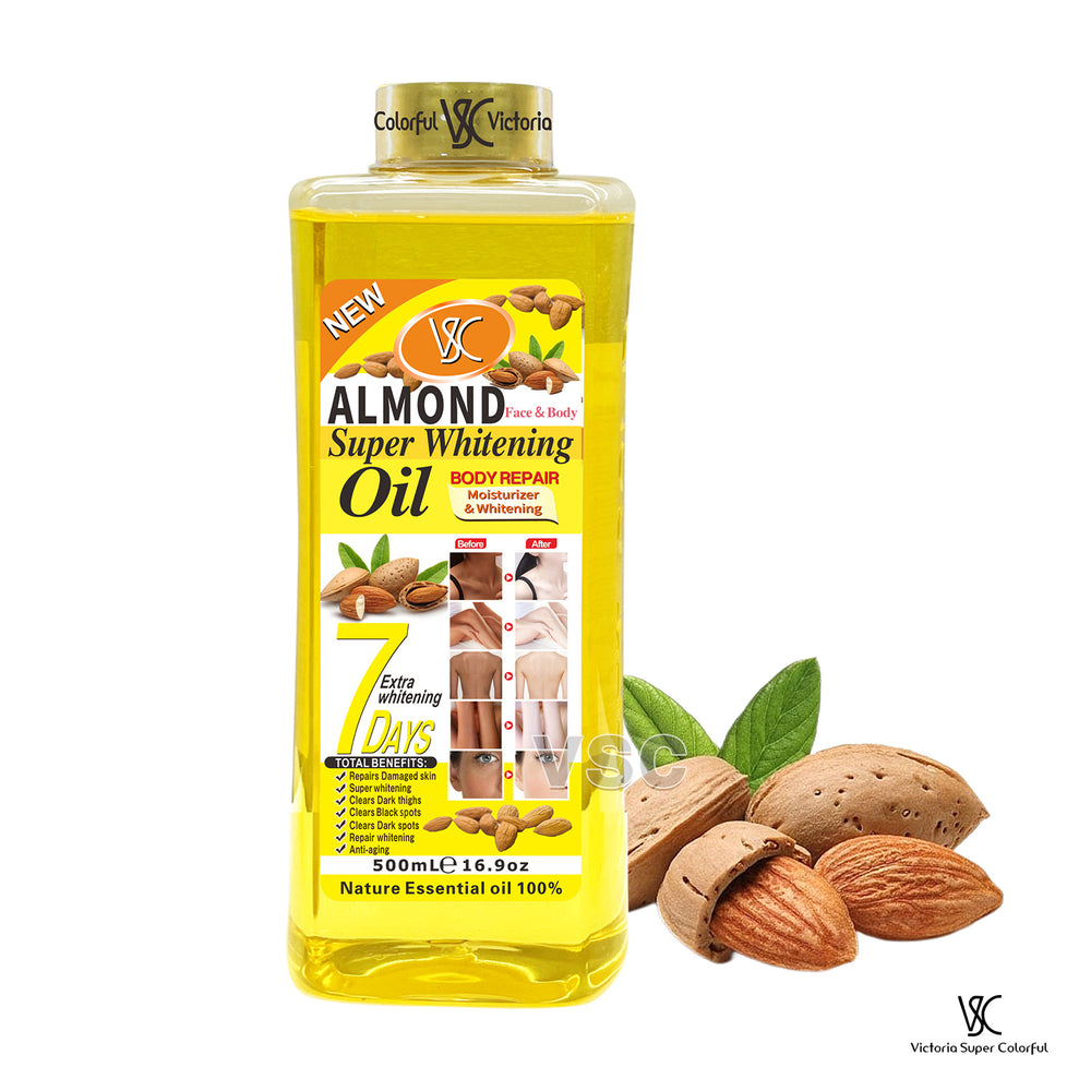 bestselling turmeric essential oil 500ml - almond body oil for moisturizing massage, spa, facial massage, brightening, and dark spot removal