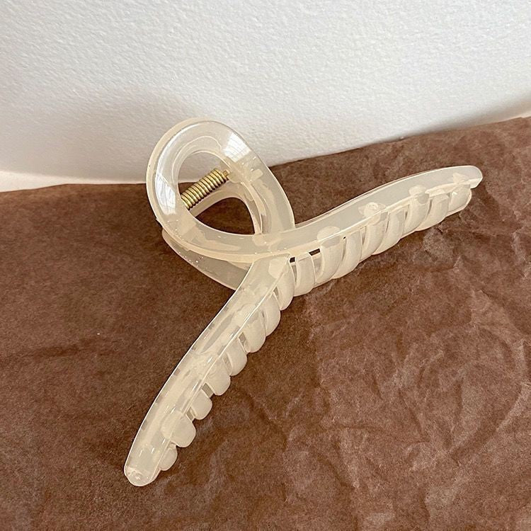 15cm hair clip extra large new arrival jelly color women's back head hair shark clip hair volume large cross large clip