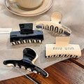 Japanese and korean classy acetate hair clip for women, large classy hair clip, back of head hair clip, headwear shark clip