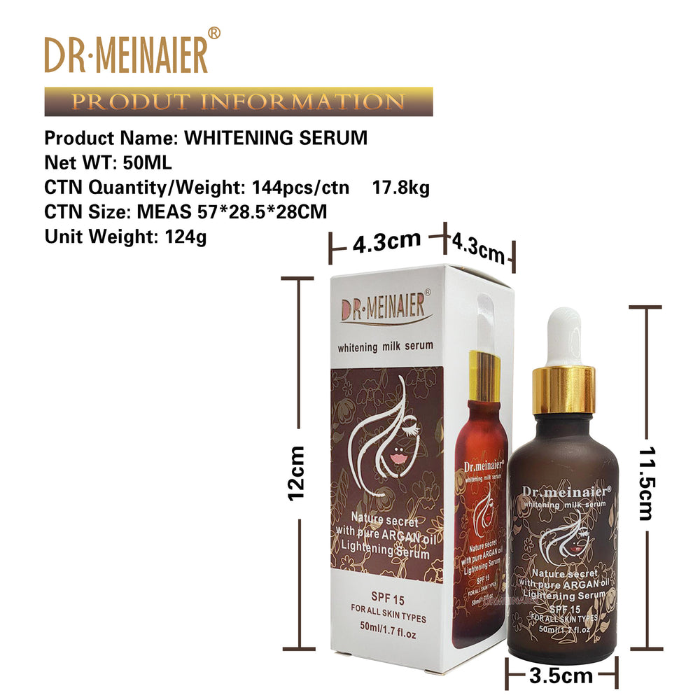 milk essence essence milk 50ml small brown bottle moroccan argan oil brightening lotion foreign trade