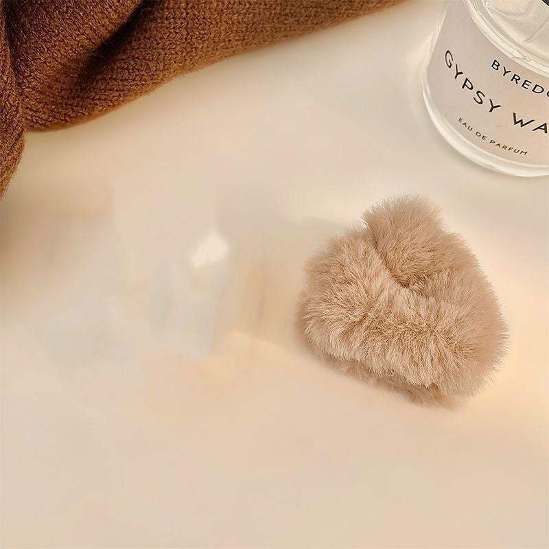 Stuffed gripper female fall and winter large hair clip classy sense ins shark clip hair volume multi-plate hair clip headwear hair accessories