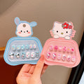 Kids' nail stickers - cute & fun kumi design, waterproof, removable, self-adhesive nail art for girls, perfect for students