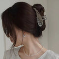 Classy rhinestone wings shark clip elegant female back of head large plate hair clip hair clip hair accessories hairpin