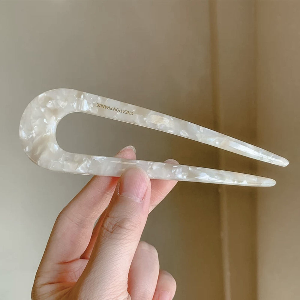 U-shaped hairpin for women, high-end chinese ancient style, new chinoiserie, hairpin, headdress, casual modern daily fixed hairpin