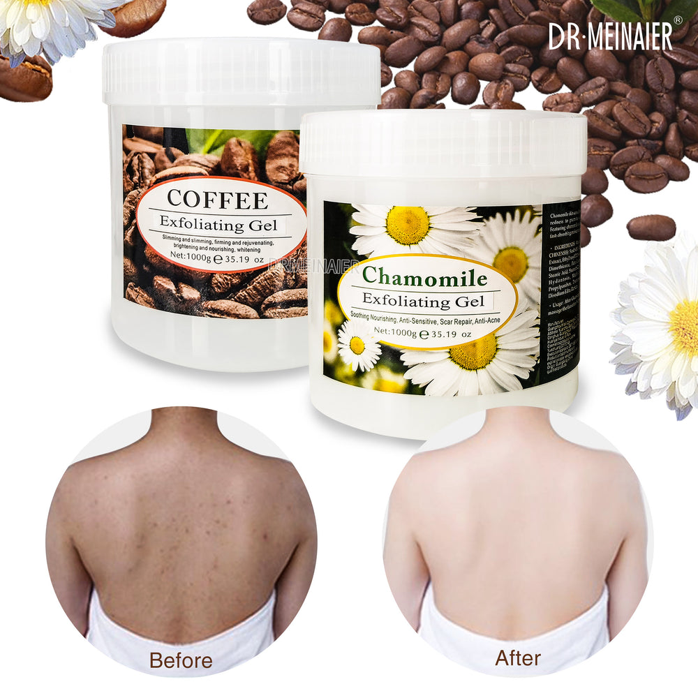 facial and body exfoliating gel, gentle and moisturizing, removes dead skin, deeply cleans pores, and treats body chicken skin
