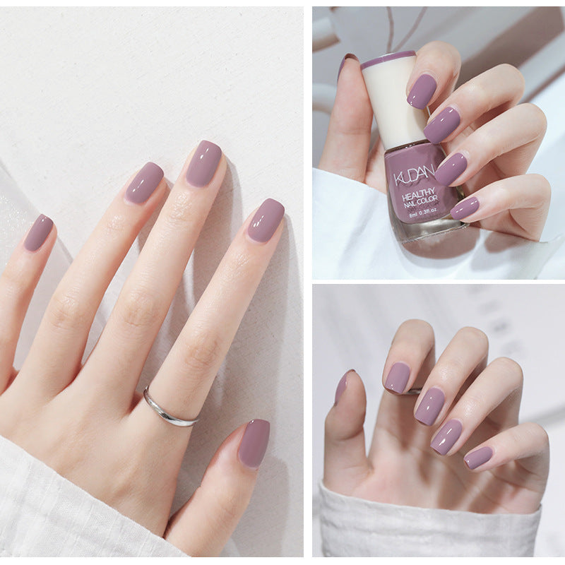 2025 summer white fine glitter no-bake nail polish non-peelable transparent glossy base oil nude colorful manicure nail polish