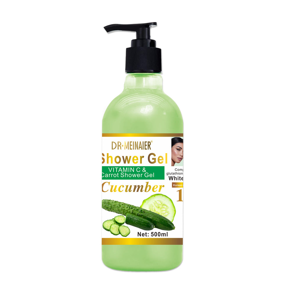 500ml shower gel, silky and smooth skin, rich foam, refreshing, moisturizing, gentle cleansing, export